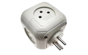 מפצל חשמל קוביה כולל USB ו-TYPE C