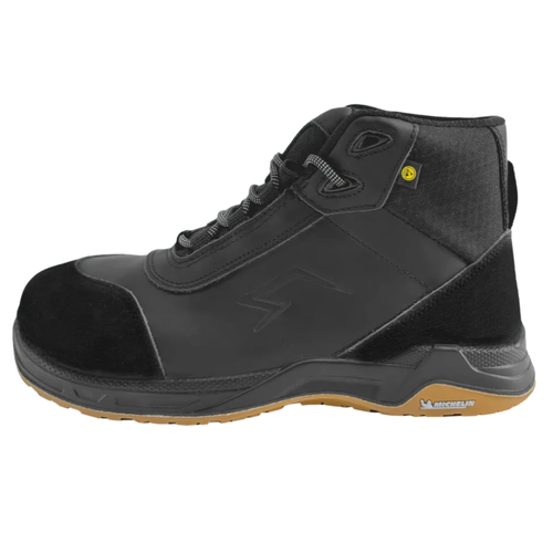 נעלי בטיחות LIGHT DUTY S3S HRO ESD BROWN 3/4
