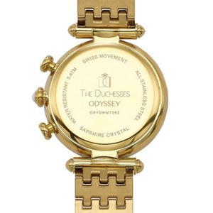 שעון יד לאישה The Duchesses דגם Odyssey בציפוי זהב DUORYGWMY0