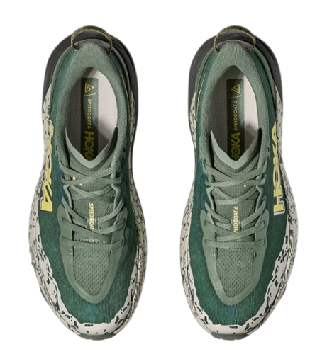 נעלי ספורט גברים SPEEDGOAT 6 WIDE ירוק/אפור - HOKA