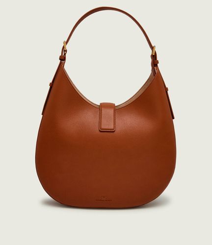 Round hobo bag with charm