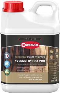 ווד סטריפר ליטר 1 מסיר גימורים ומנקה עץ מרוכז אווטרול