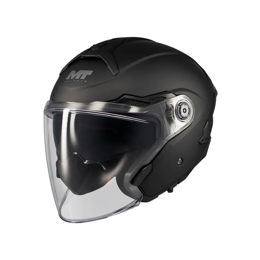 קסדה 3/4 אמ טי קוסמו שחור מט – MT COSMO SV SOLID MATT BLACK