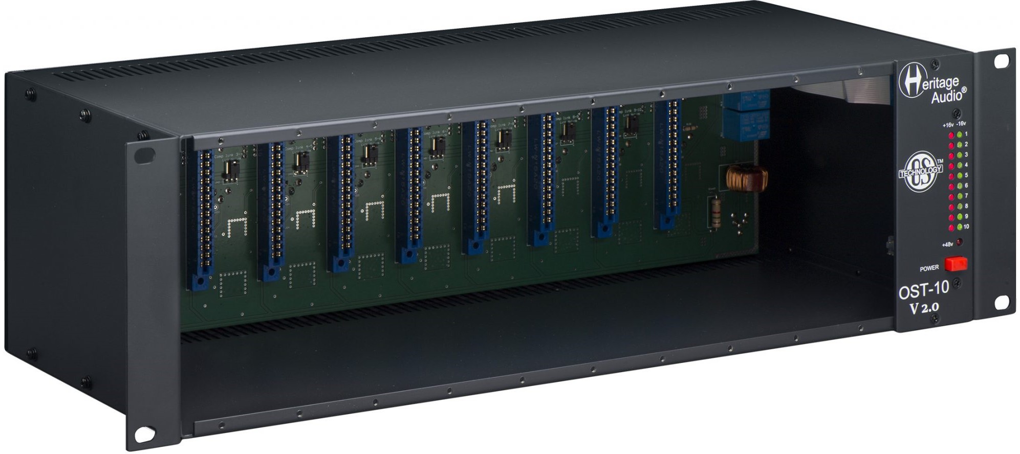 מארז 10 סלוטים לסדרה 500 Heritage Audio OST-10 V2.0