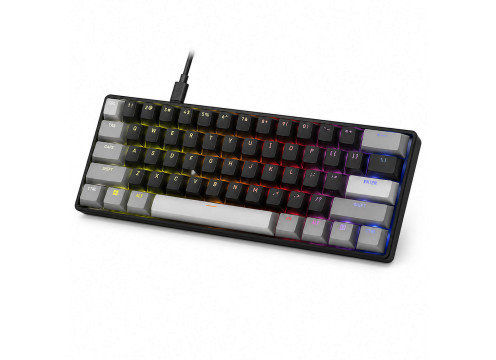 מקלדת CORSAIR CLIPPER PRO MINI 60 HALL EFFECT GAMING KEYBOARD BLACK 