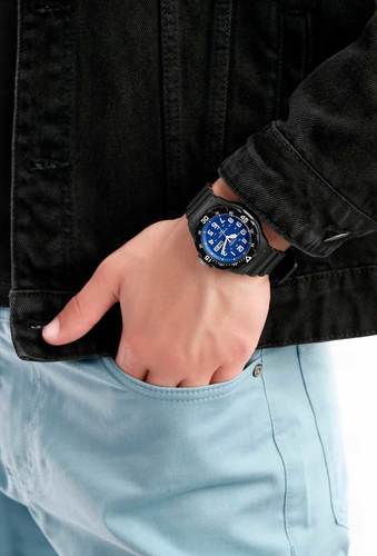 CASIO MRW-200H-2B2 מספרים ברורים צלילה 100 מטר 