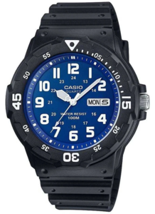 CASIO MRW-200H-2B2 מספרים ברורים צלילה 100 מטר