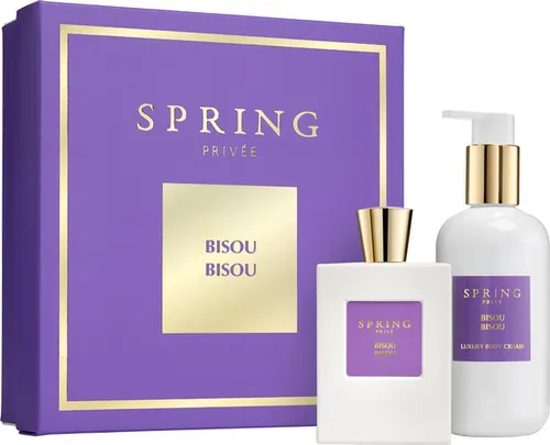 Spring Private Collection Cotton Bisou Set EDP 100ML + 250ML Body Cream