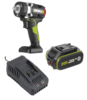 גוף מפתח רטיטה נטען 20V בראשלס 700NM כולל סוללה 4AH ומטען דגם WORX WU270.9