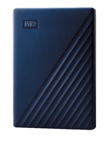 כונן קשיח חיצוני צבע כחול Western Digital My Passport Ultra for Mac 4TB