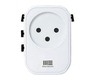 מתאם נסיעות אוניברסלי תקני Wise Electric UTA-1 - צבע לבן