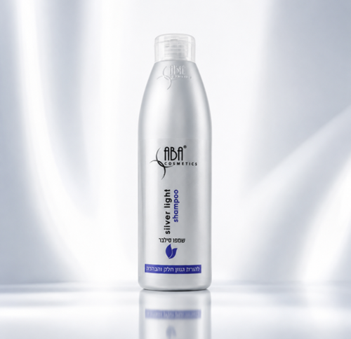 שמפו סילבר לנטרול גוונים צהובים ABA Cosmetics – ‏500 מ״ל