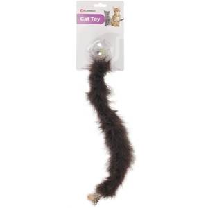 פלמינגו צעצוע לחתול כדור עם זנב פרוותי | Flamingo Cat Toy Ball with Furry Tail