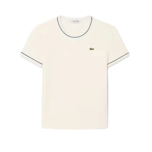 חולצה LACOSTE מידות XS-XL לנשים בגוון קרם 