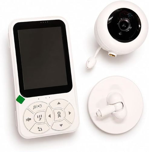 מוניטור וידאו לתינוק 3.5 אינץ׳ ללא Wi-Fi עם תאורת לילה RGB