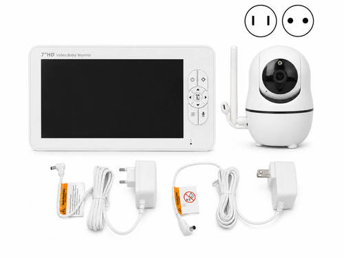 מוניטור וידאו לתינוק SM70PTZ עם מסך 7 אינץ׳ ללא Wi-Fi