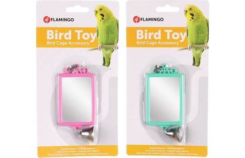מראת משחק לציפורים ולתוכים | Bird Mirror Play Toy