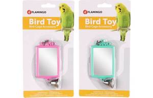 מראת משחק לציפורים ולתוכים | Bird Mirror Play Toy