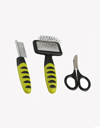 פלמינגו סט טיפוח וסירוק למכרסמים | Flamingo Small Animal Grooming Set