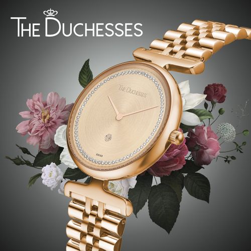 שעון יד לאישה The Duchesses דגם  Milan בציפוי זהב אדום DUMIRGRMRS – DUMIRGRMRS