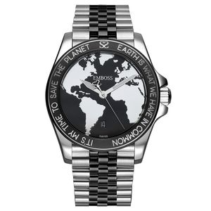 שעון יד לגבר EMBOSS Save The Planet EMSPMASBBM2000