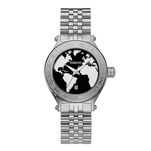 שעון אמבוס סייב EMBOSS Save The Planet Ladies EMLASASSBMS000 – שעוני נשים EMBOSS