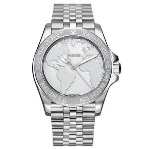 שעון יד לגבר EMBOSS Save The Planet EMSPMASSSMS000