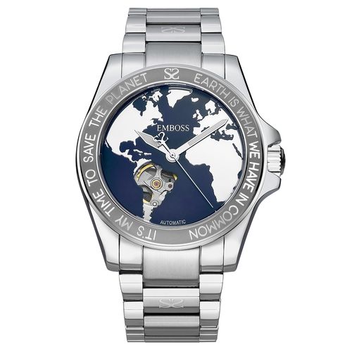 שעון יד לגבר EMBOSS Save The Planet Automat EMSPMUSSNMS000 – שעוני גברים EMBOSS