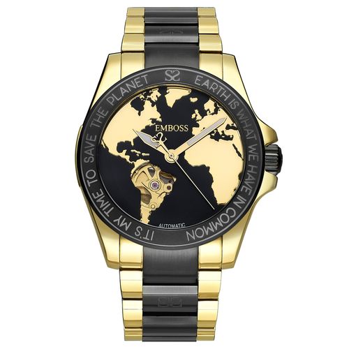 שעון יד לגבר EMBOSS Save The Planet Automat EMSPMUYBBM2000 – שעוני גברים EMBOSS