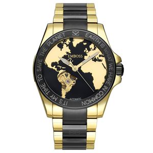 שעון יד לגבר EMBOSS Save The Planet Automat EMSPMUYBBM2000