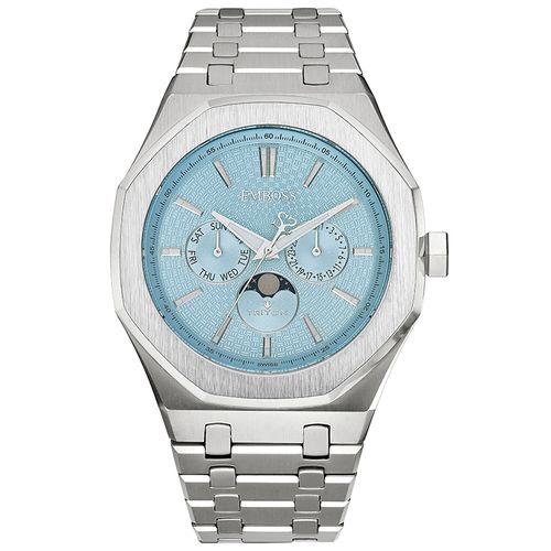 שעון אמבוס EMBOSS Triton Moon Phase EMTRMMSSTMS000 – שעוני גברים EMBOSS