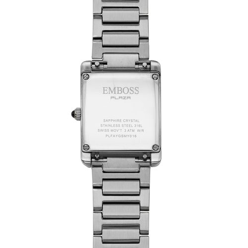 שעון יד לאישה – EMBOSS PLAZA משובץ EYPLFASSSMS042 – שעוני נשים EMBOSS