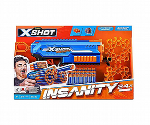 רובה חצים אקס שוט - X-SHOT INSANITY MANIC
