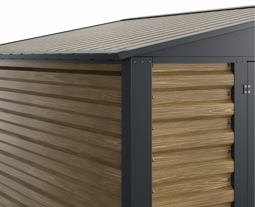 מחסן מתכת פרמיום דגם Garden Top 2.40X2.40 DZ4