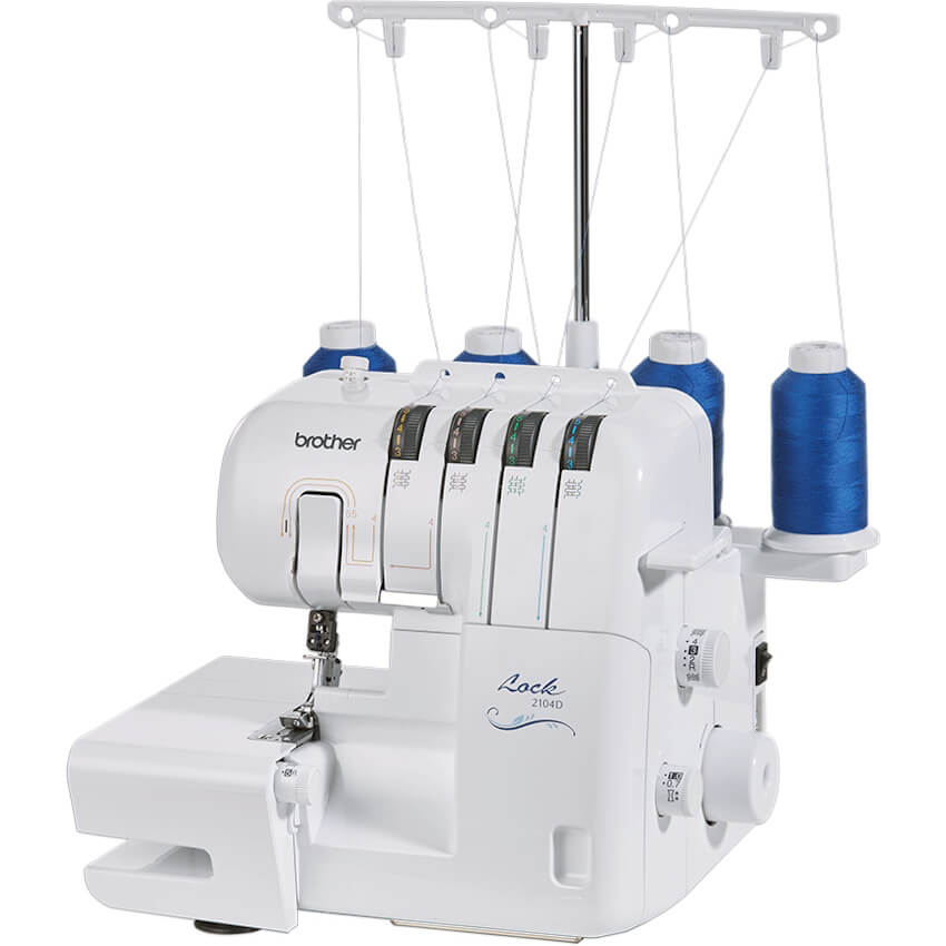 מכונת תפירה אוברלוק Brother בראדר 2104D Overlocker