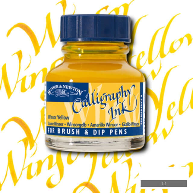 דיו קליגרפי Windsor Yellow