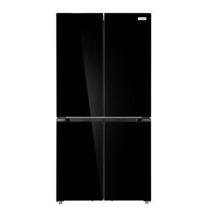 מקרר 4 דלתות 567 ליטר Frigidaire FQE600GBG Inverter זכוכית שחורה
