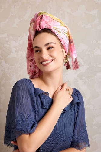 מטפחת פייטים שזורים שביט
