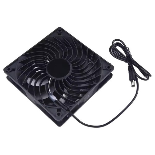 מאוורר סולארי כפול 12V עם פאנל סולארי 10W לחממות, לולים ומחסנים
