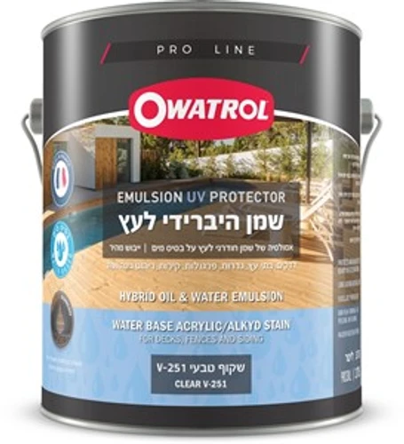 שמן היברידי לעץ - אווטרול 750 מ