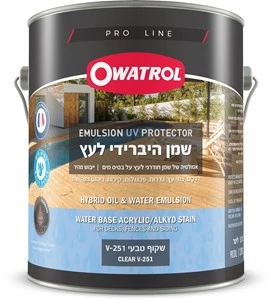 שמן היברידי לעץ - אווטרול 750 מ"ל