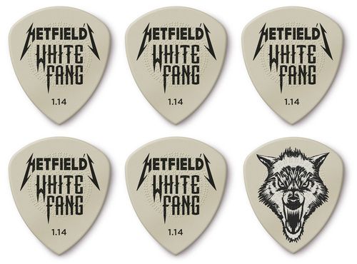 מארז עם 6 מפרטים DUNLOP Hetfield's White Fang Custom Flow 1.14mm