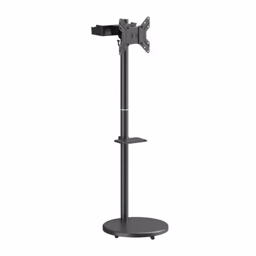 מעמד רצפתי מעוצב עם גלגלים למסכים עד 43″ דגם AL-45