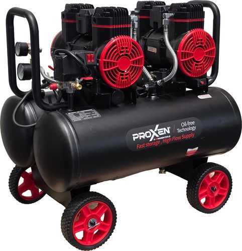 מדחס אוויר ללא שמן 2900W מיכל כפול 48 ליטר (2X24) PROXEN 