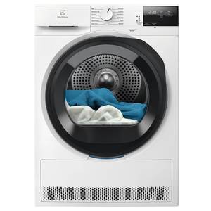 מייבש כביסה 9 ק"ג קונדנסור Electrolux EDH6295BM Heat Pump GENTLECARE 600
