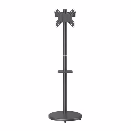 מעמד רצפתי מעוצב עם גלגלים למסכים עד 43″ דגם AL-45