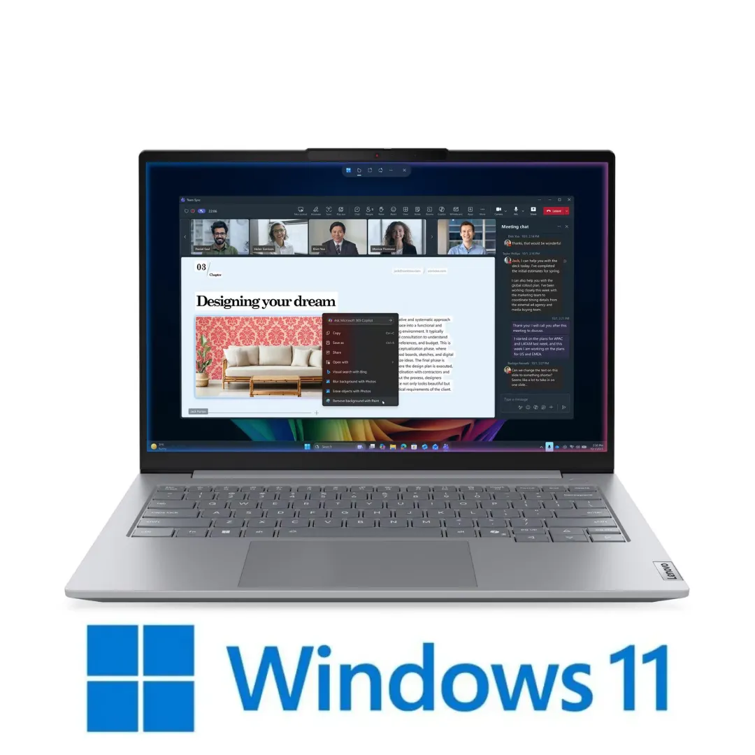 מחשב נייד Lenovo ThinkBook 14 G9 IPL 21UX006AIV – Intel Core Ultra 5 325 / 32GB RAM / 1TB SSD / Integrated Intel Graphics / Windows 11 Pro