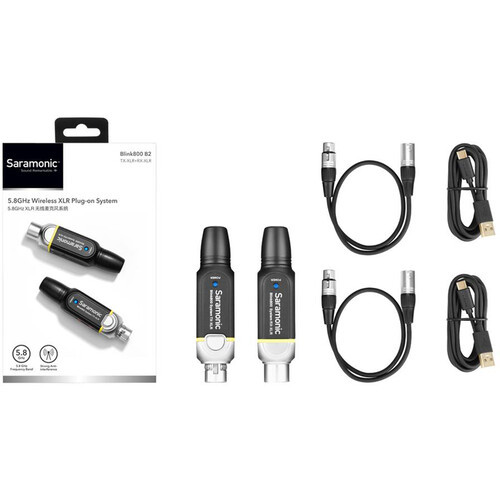 מערכת משדר מקלט Saramonic Blink 800 B2 XLR