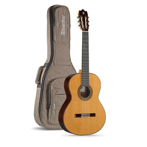 גיטרה קלאסית  + נרתיק ALHAMBRA 4P Indian rosewood back & sides + 25mm bag
