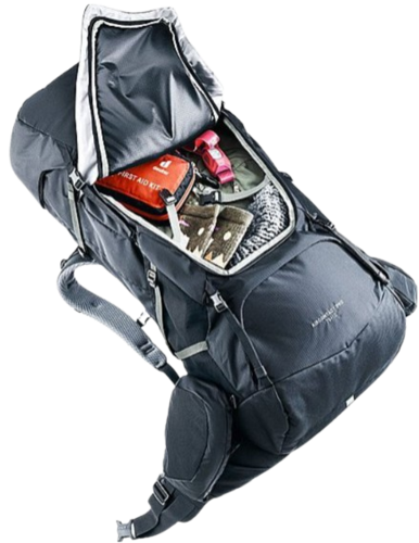 תרמיל מוצ'ילה גברים Aircontact Pro 75+10 שחור - Deuter